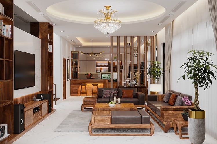 30 thiết kế phòng khách đẹp và tiện dụng cho căn hộ gia đình