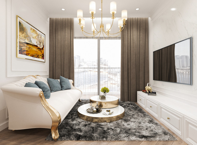 Mẫu thiết kế nội thất căn hộ chung cư cao cấp