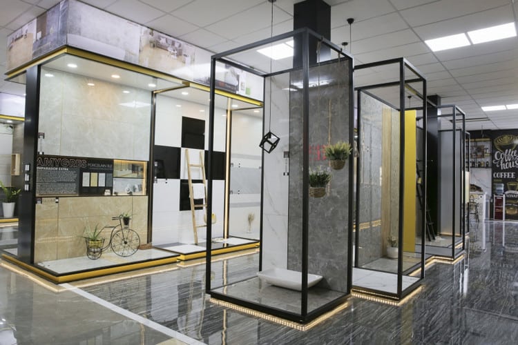 Mẫu thiết kế showroom gạch ốp lát đẹp