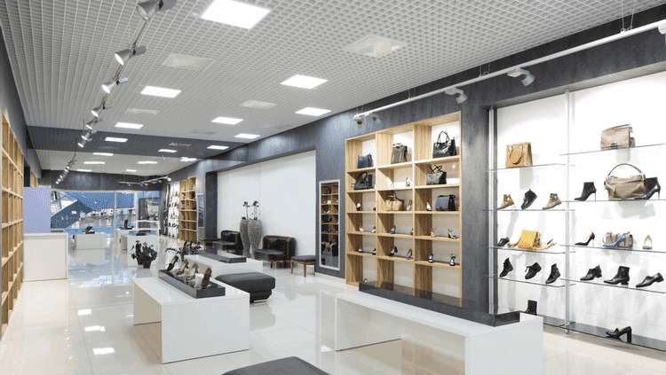 Thiết kế nội thất showroom giày dép chuyên nghiệp