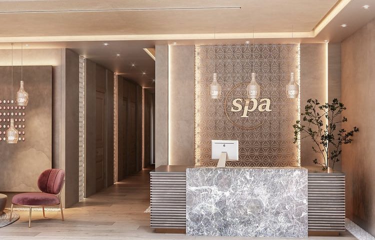 Thiết kế phòng khách spa