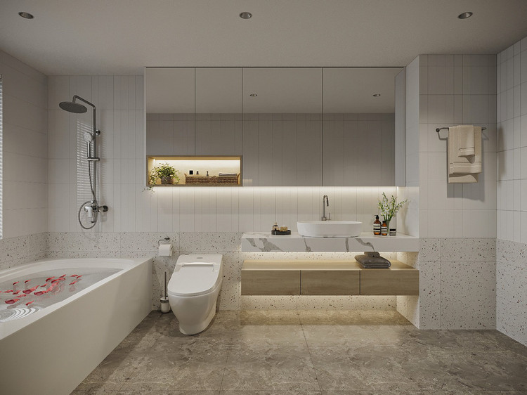 Thiết kế phòng ngủ có toilet