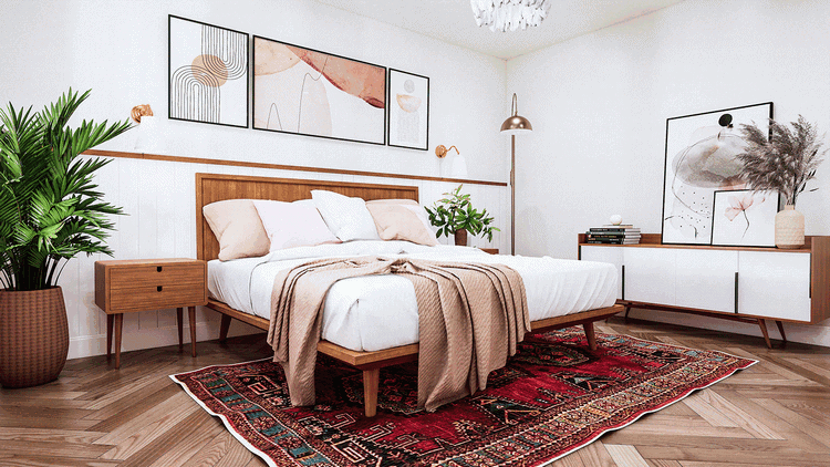 Thiết kế phòng ngủ phong cách Bắc Âu ấn tượng