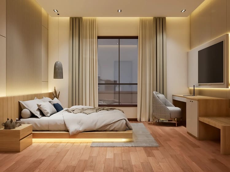 Thiết kế hiện đại tạo trải nghiệm lưu trú tiện nghi và thư giãn. Thiết kế hiện đại tạo trải nghiệm lưu trú tiện nghi và thư giãn.
