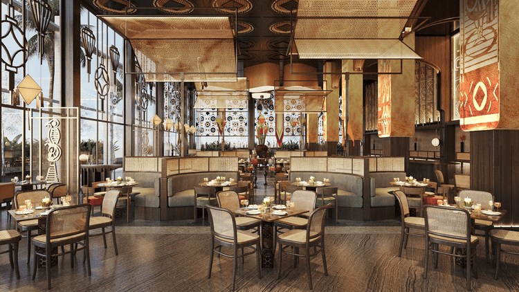 Phong cách Luxury mang đến trải nghiệm ẩm thực cao cấp, khác biệt.