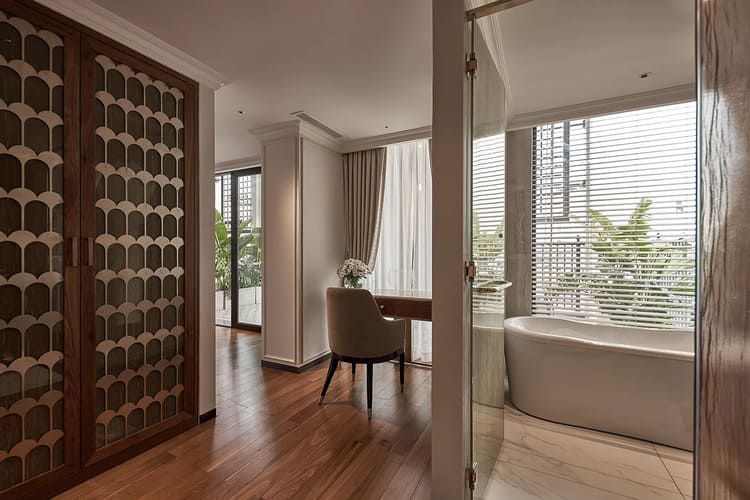 Nội thất tinh gọn, tối ưu diện tích phòng Suite