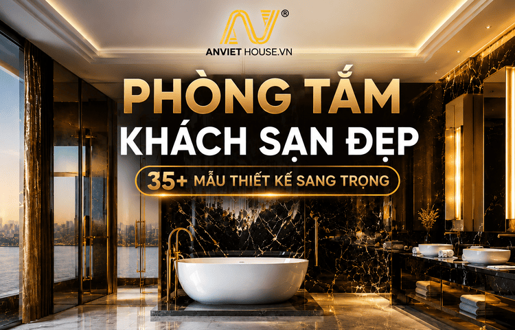Thiết kế phòng tắm khách sạn đẹp