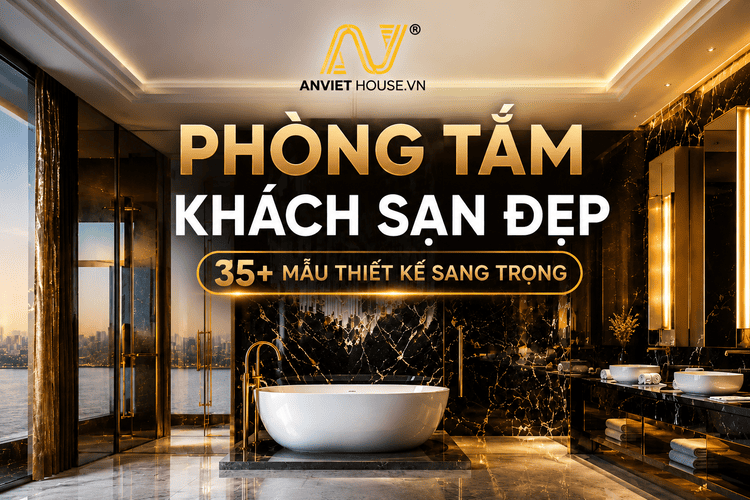 Thiết kế phòng tắm khách sạn đẹp