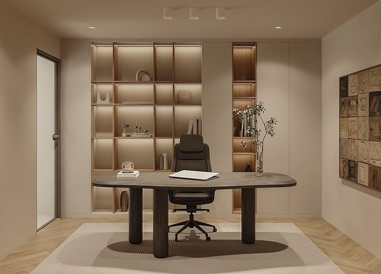 Thiết kế nội thất văn phòng phong cách Nhật Bản