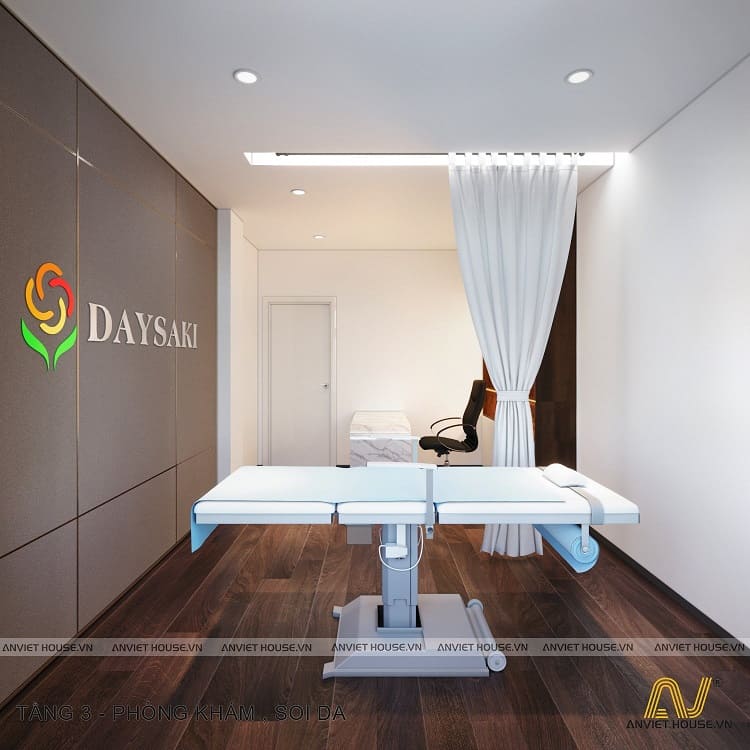 thiết kế nội thất showroom mỹ phẩm tích hợp spa làm đẹp Daysaki phạm ngọc thạch