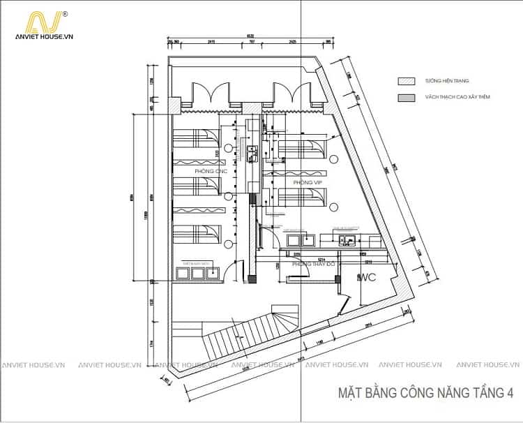 thiết kế mặt bằng công năng showroom mỹ phẩm tích hợp spa làm đẹp daysaki phạm ngọc thạch