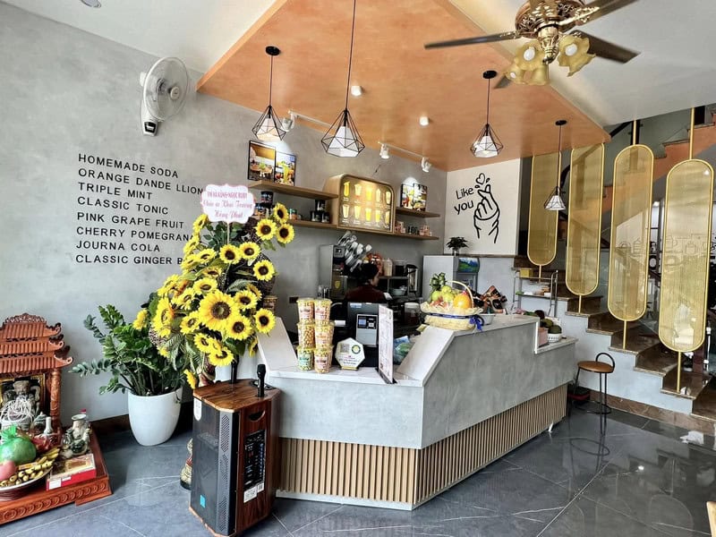 Anviethouse thi công nội thất quán cafe nhà ống