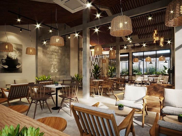 25+ Mẫu thiết kế quán cafe đẹp, đơn giản, cập nhật xu hướng 2023