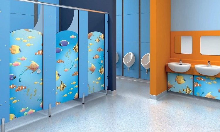 tiêu chuẩn thiết kế nhà vệ sinh trường mầm non