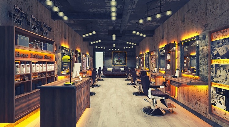 Trọn bộ hướng dẫn cách trang trí Barber Shop, thiết kế Tiệm Tóc Nam đẹp,  đơn giản và hiện đại