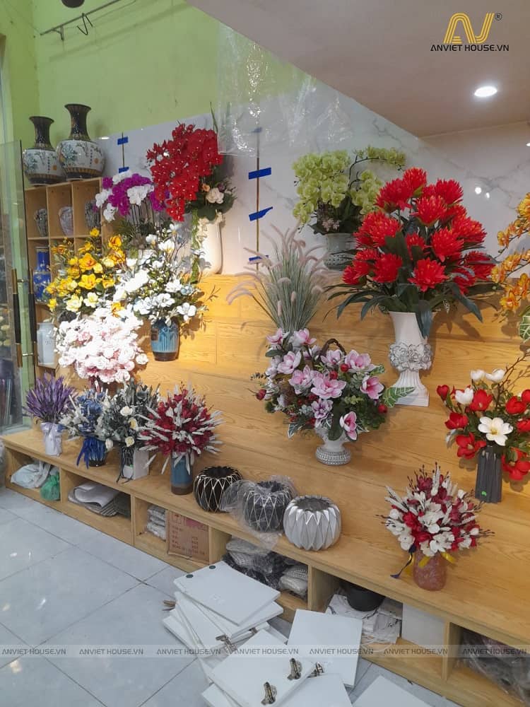 anviethouse thi công cửa hàng hoa hải toán thái nguyên