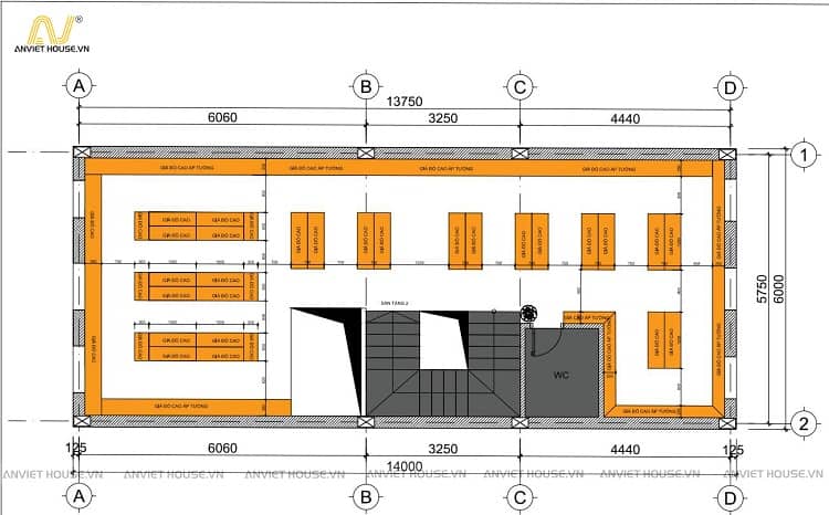 Anviethouse Thiết kế mặt bằng công năng siêu thị mini