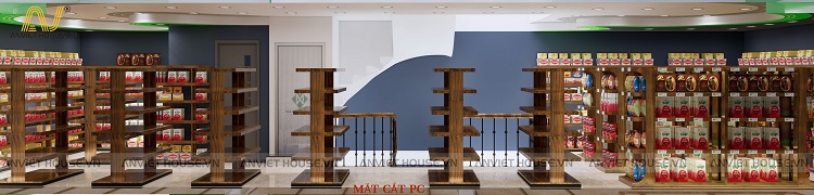 Anviethouse Thiết kế nội thất siêu thị mini