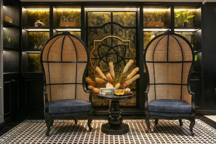 Góc check-in Indochine tạo dấu ấn ngay từ ánh nhìn đầu tiên.