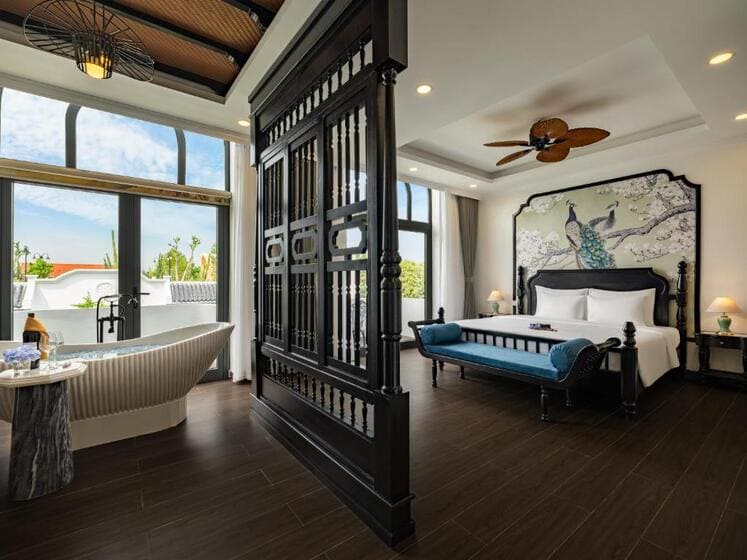Thiết kế mở đưa thiên nhiên vào từng không gian nghỉ dưỡng.