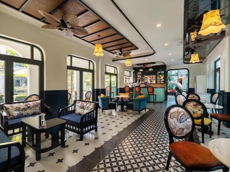 Không gian ẩm thực mang đậm dấu ấn Đông Dương.