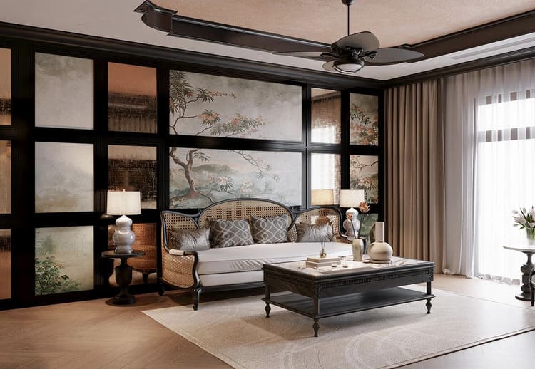 Những bức tranh vải tạo điểm nhấn đặc trưng