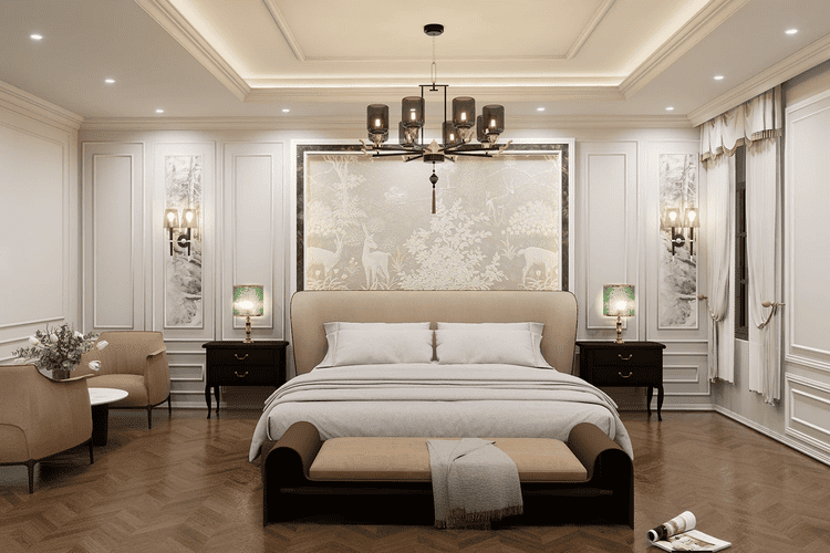 Phào chỉ tinh giản giúp không gian thanh thoát