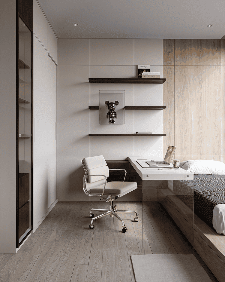 Ít chi tiết nhưng vẫn tạo điểm nhấn ấn tượng.