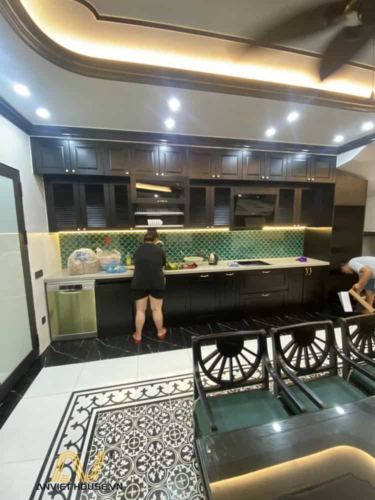 Hình ảnh tủ bếp sau khi hoàn thiện