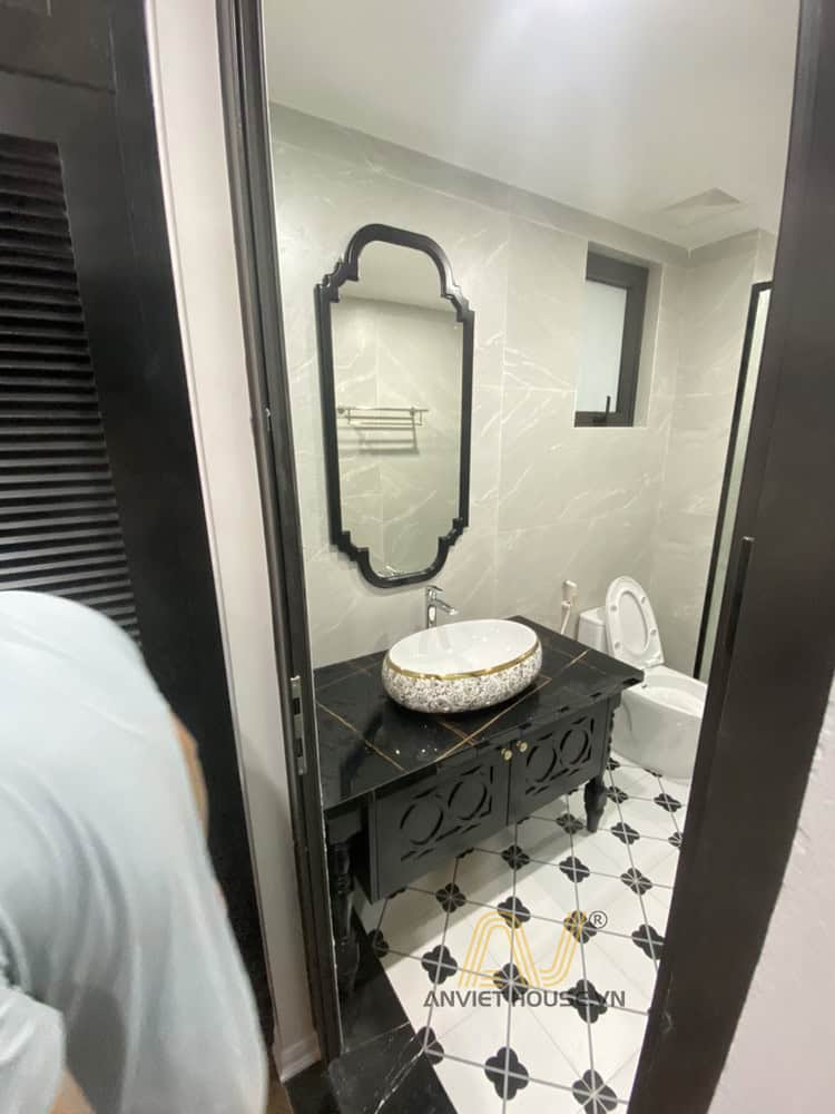 Thi công nội thất nhà vệ sinh phong cách indochine