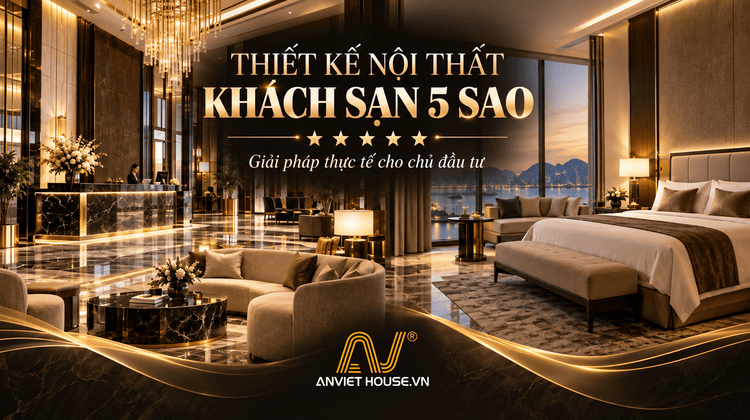Anviethouse thiết kế nội thất khách sạn 5 sao tận tâm trách nhiệm
