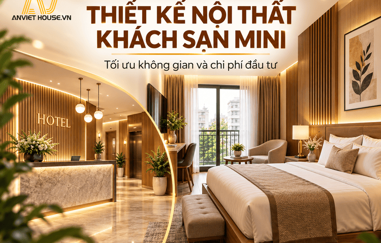 Anviethouse thiết kế nội thất khách sạn mini trách nhiệm, tận tâm