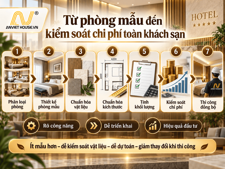 Từ phòng mẫu đến kiể m soát chi phí toàn khách sạn