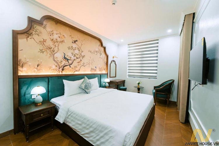 Nội thất được thi công đồng bộ, tạo nên tổng thể hài hòa và đẳng cấp.