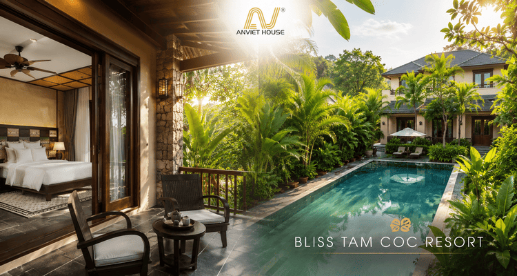 Anviethouse thi cong noi that Bliss Tam Coc Resort