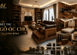 Anviethouse thi cong noi that biet thu go oc cho