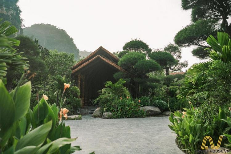 Anviethouse thi công nội thất resort phong cách vintage