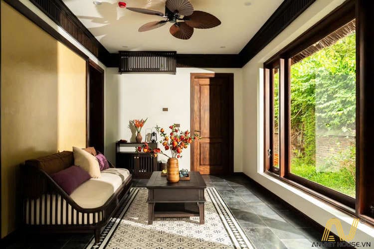 Một góc nhỏ để đọc sách, thưởng trà và tận hưởng sự bình yên.